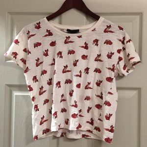 Forever 21 fox t shirt